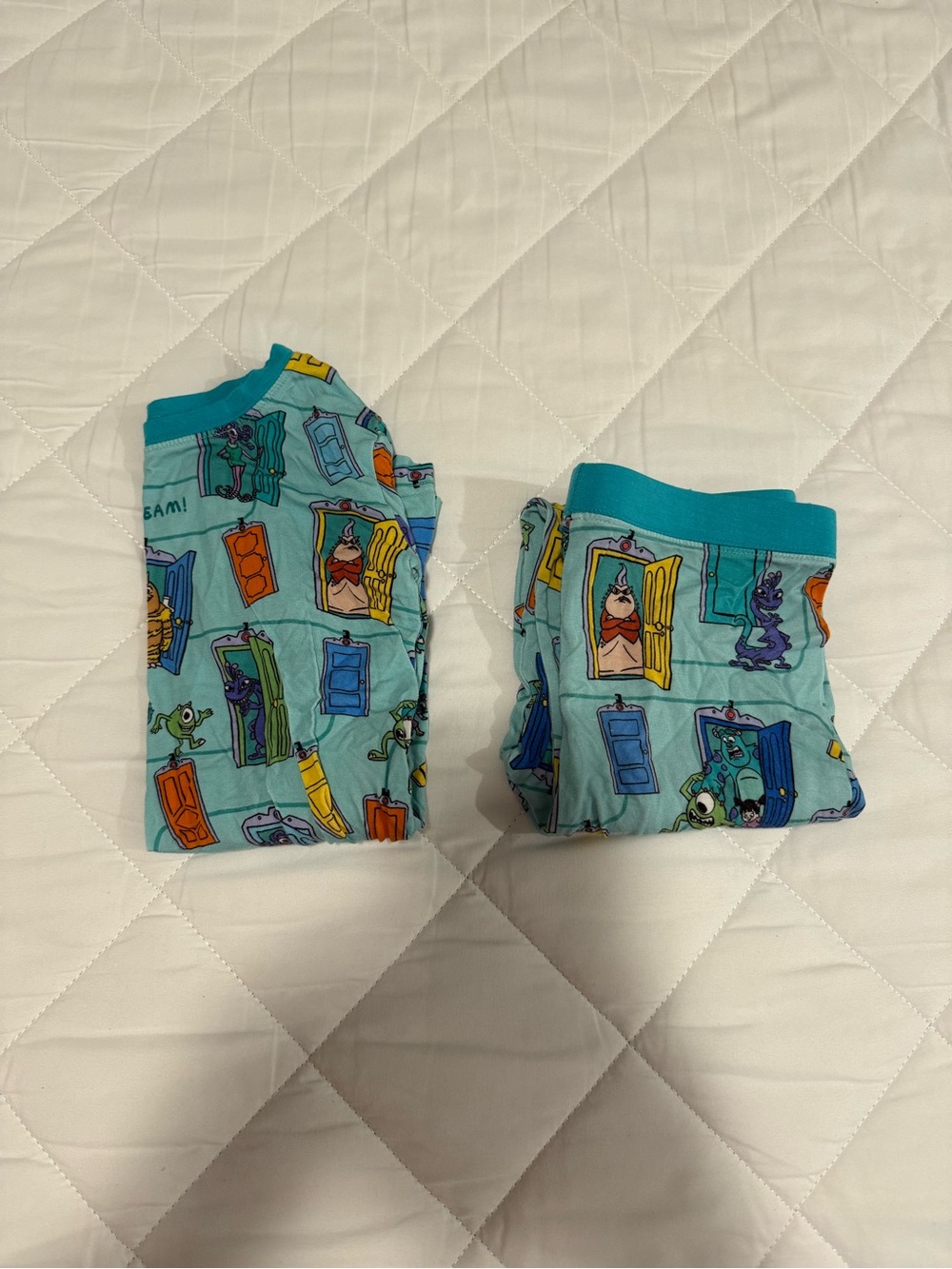 Kids little sleepies Disney Pixar monsters inc pajamas